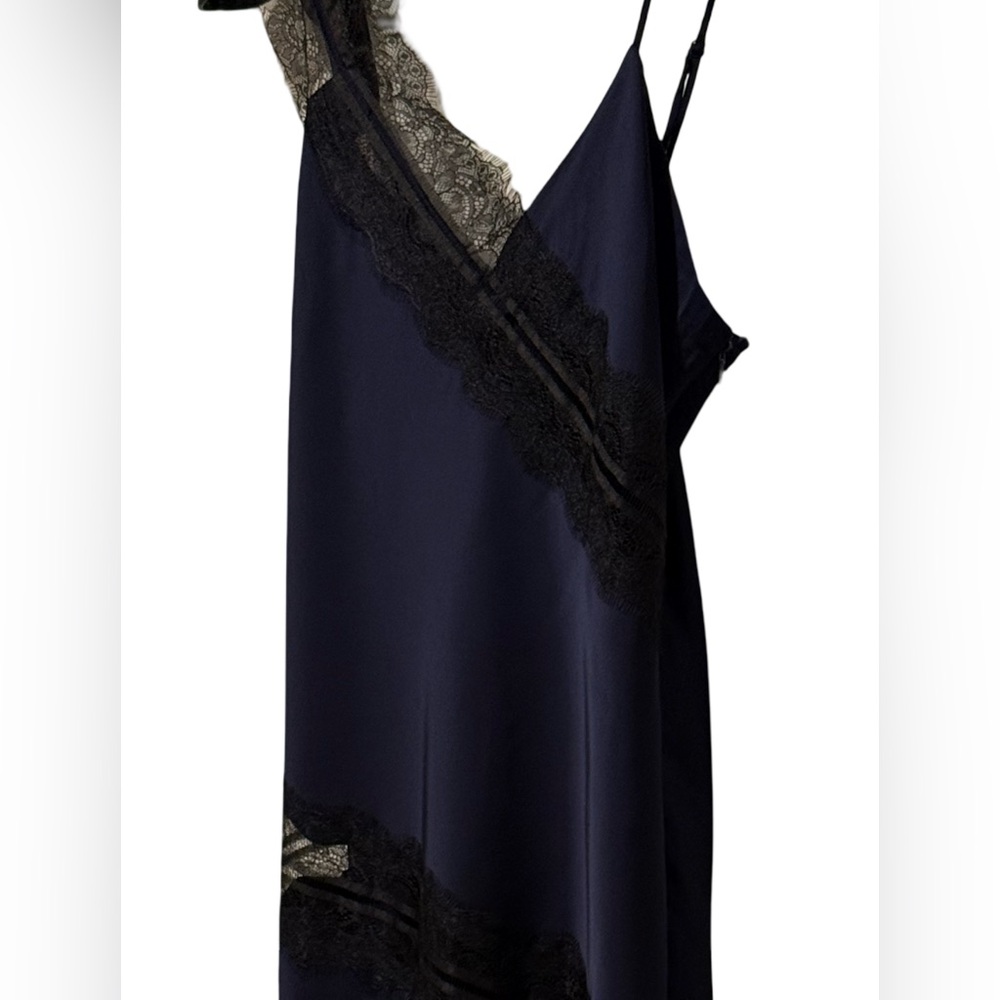 House of Harlow 1960 NWT Size S Beautiful Rich Navy & Black Lace Dress (0633) - Picture 3 of 12